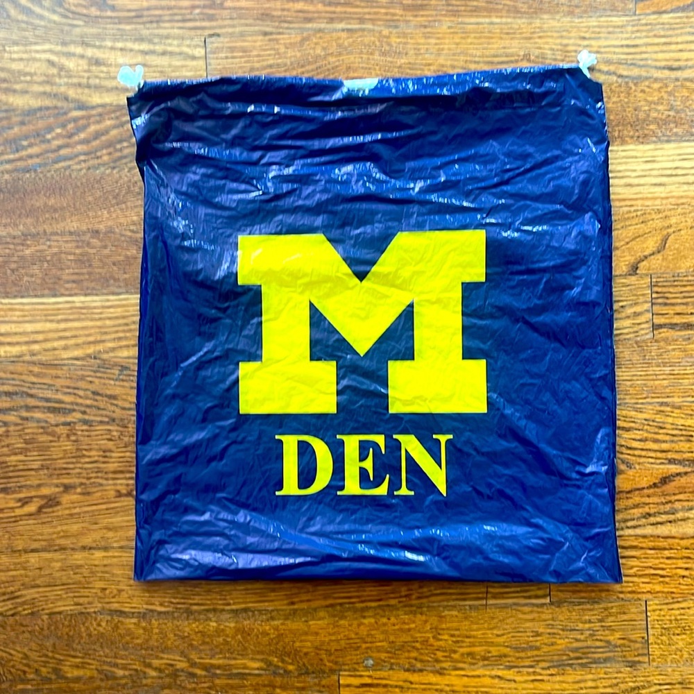 University of Michigan shopping bag